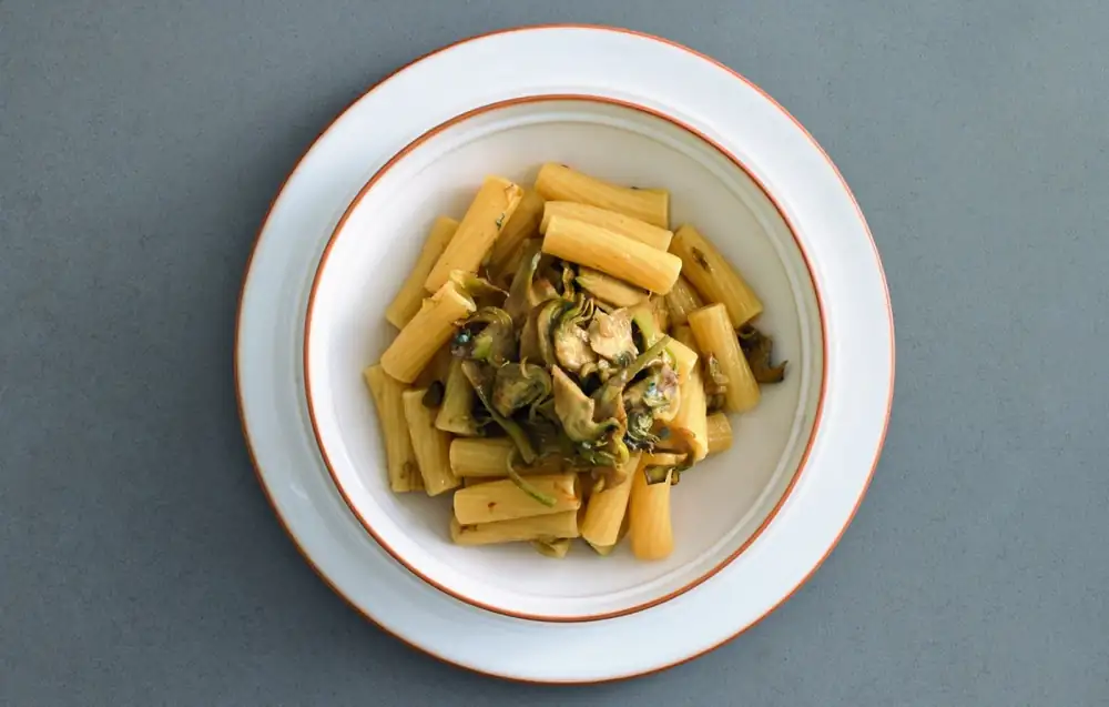 Rigatoni With Artichokes