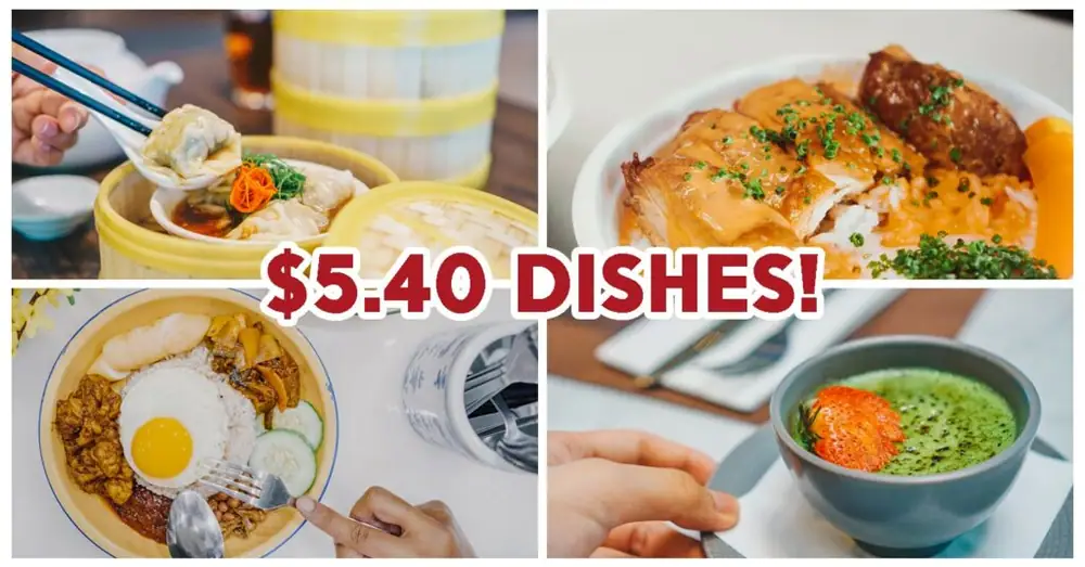 8 platos de inspiración local en el aeropuerto de Changi, entre ellos crème brûlée de pandan y laksa udon