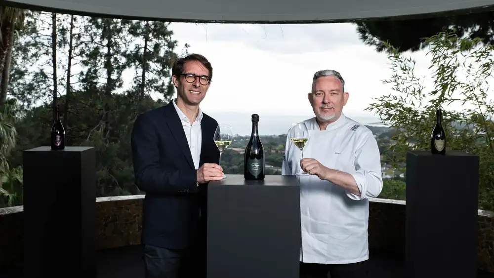 Un menú de boda de Albert Adriá y Dom Pérignon