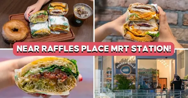 Surrey Hills Deli: Bocadillos y café en Raffles Place