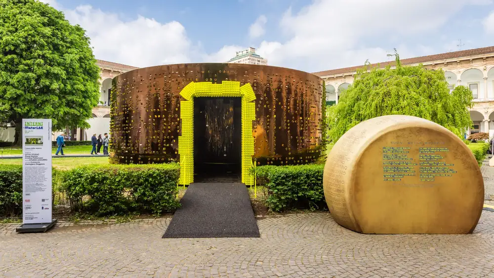 Los sonidos y las formas del Parmigiano Reggiano en la Semana del Diseño de Milán