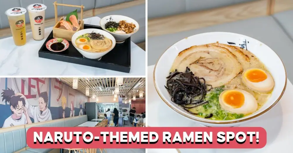 Kazutake Ramen: Restaurante temático de Naruto en Serangoon con precios netos, abierto las 24 horas, los 7 días de la semana