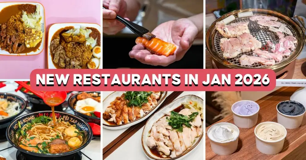 10 New Restaurants And Cafes In Jan 2026: $29.90++ Omakase, Korean Tofu Gelato And More