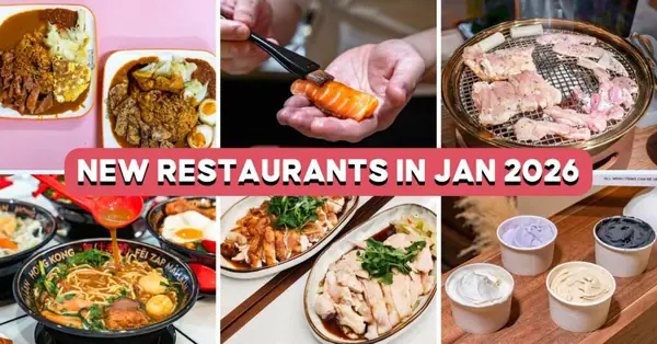 10 New Restaurants And Cafes In Jan 2026: $29.90++ Omakase, Korean Tofu Gelato And More