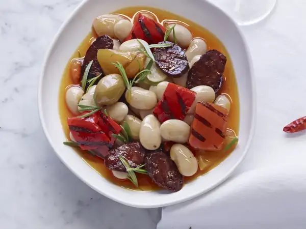Recipe for bean stew with chorizo