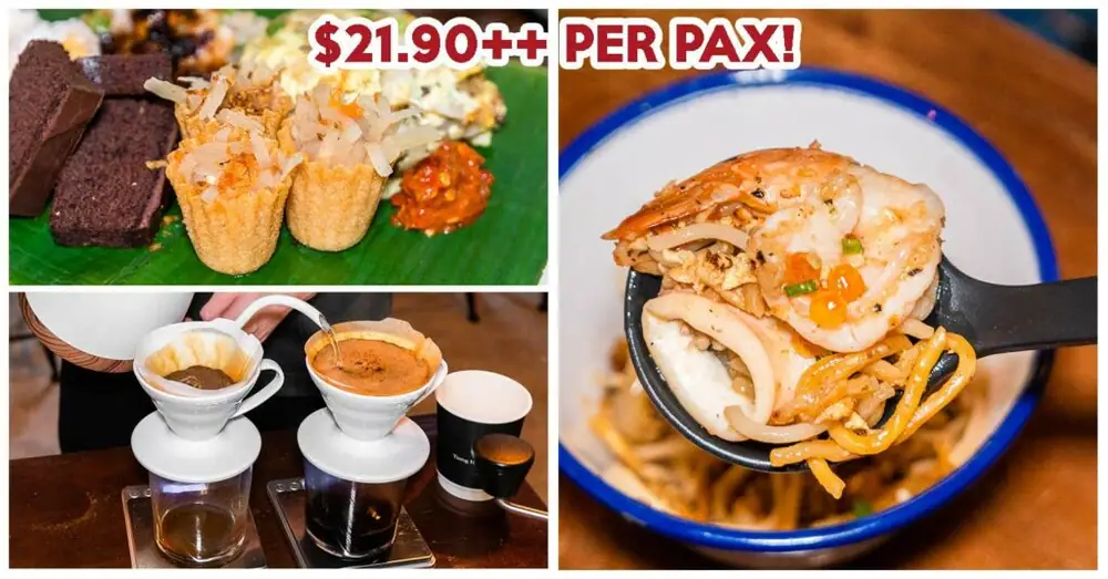 Ebi Bar y Tiong Hoe Specialty Coffee ofrecerán té de la tarde con Hokkien mee y café artesanal ilimitado por tiempo limitado