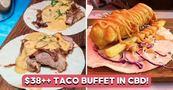 Este bufé de $38++ ofrece tacos ilimitados con carne de res, pescado y más en la marina