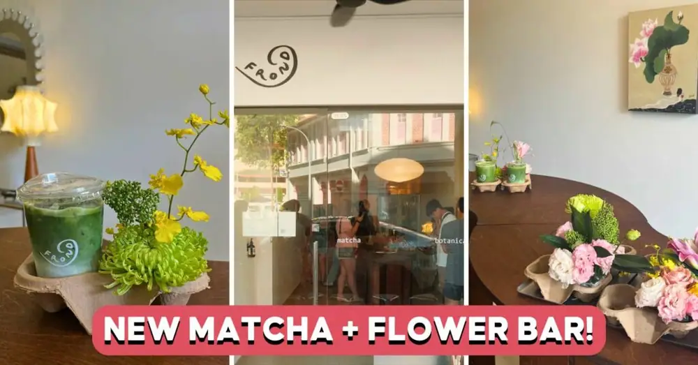 Esta nueva cafetería de Joo Chiat sirve matcha con ramos de flores para armar uno mismo
