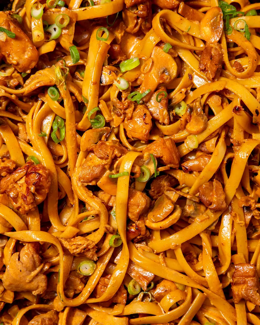 Receta de fideos cremosos con gochujang