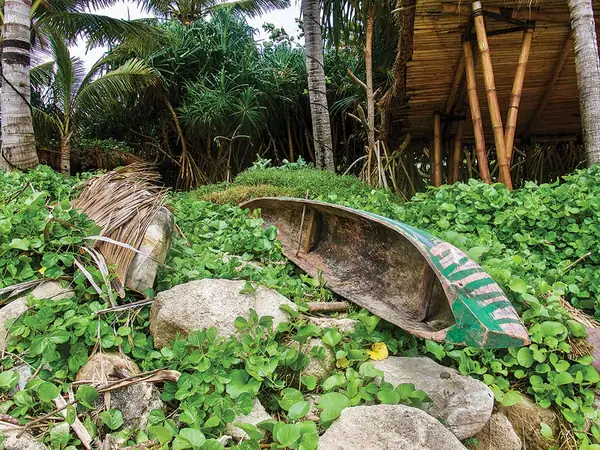 Los canoas de madera de almendro de Sumba