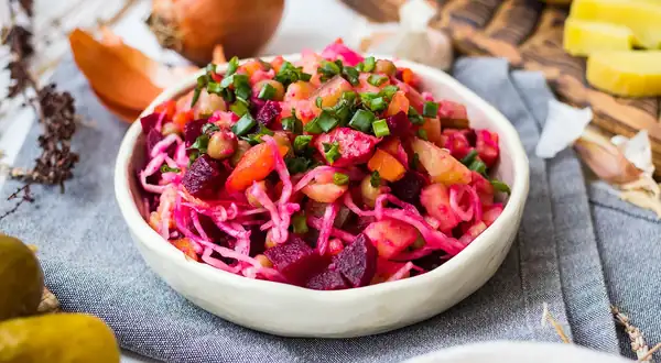 Rice, grilled vegetable, and chicken salad, step-by-step recipe with photos by eugena-klykova