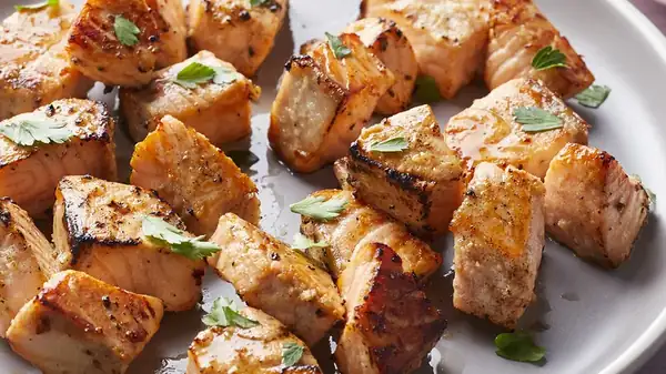 Give Your Salmon A Crispy Upgrade By Cooking It In Cubes