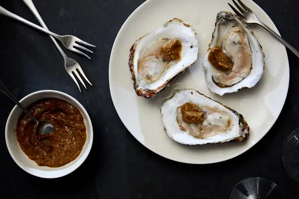 Oysters With Lemon Curd