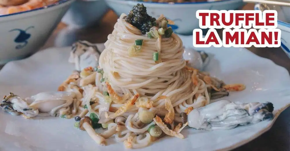 Mister Wu Review: Truffle Caviar Oyster La Mian And Hibiki Whisky Seafood Broth