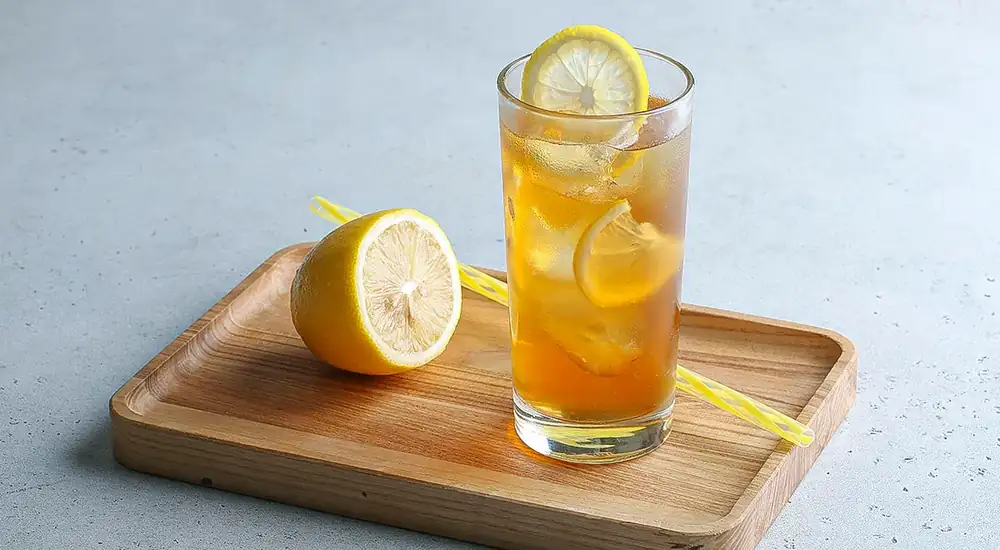 Té helado con bourbon