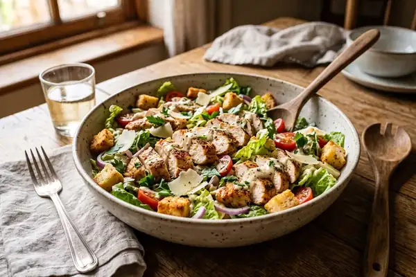 Warm salad with chicken liver, roasted apples and arugula: a restaurant-worthy experience, but at home