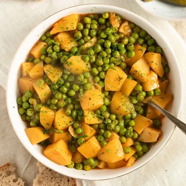 Greek Peas and Potatoes