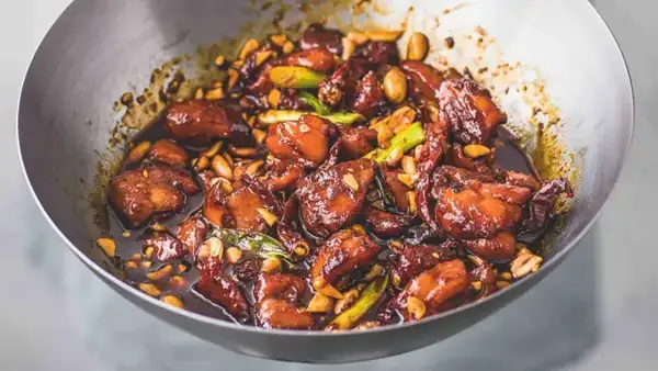 Caramel kung pao chicken