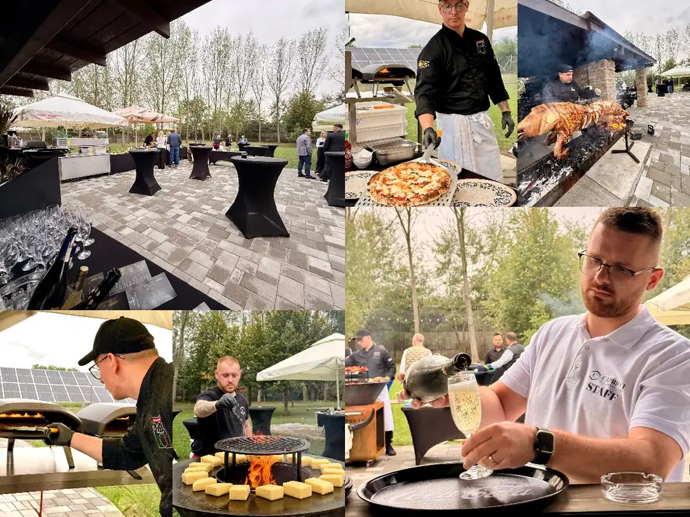 ¡Fiestas a otro nivel en Satu Mare! Capricci llega a los eventos con parrilla, asador, pizza, pasta y barra de cócteles. Más allá de los deportes