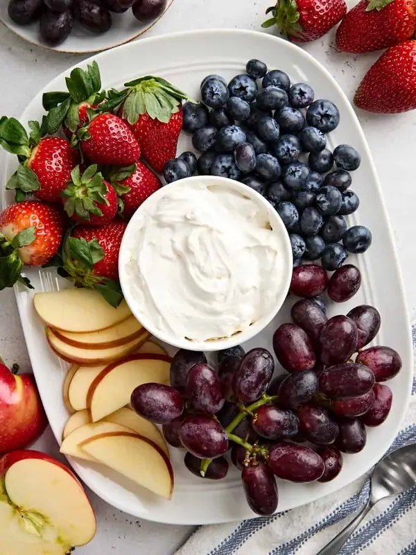 Homemade Fruit Dip—Only 4 ingredients and 5 minutes is all you need!