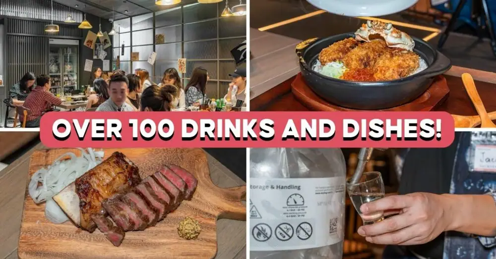 Uoharu Review: Tokyo-Famous Izakaya Opens In SG With “Draft Sake” And Live Fire Show