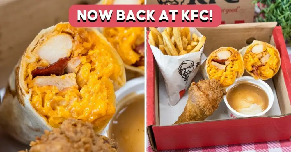KFC’s Mac ‘N Cheese Zingerito Returns