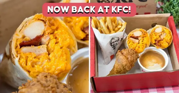 KFC’s Mac ‘N Cheese Zingerito Returns
