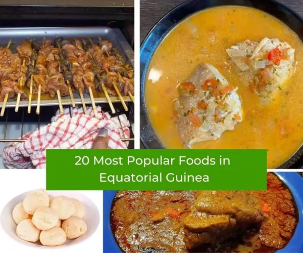 Los 20 alimentos más populares de Guinea Ecuatorial