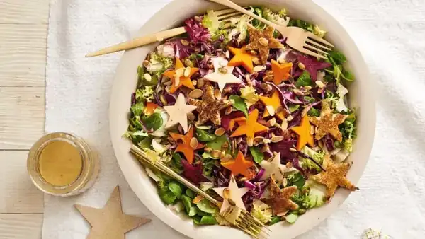 Colorful Christmas salad