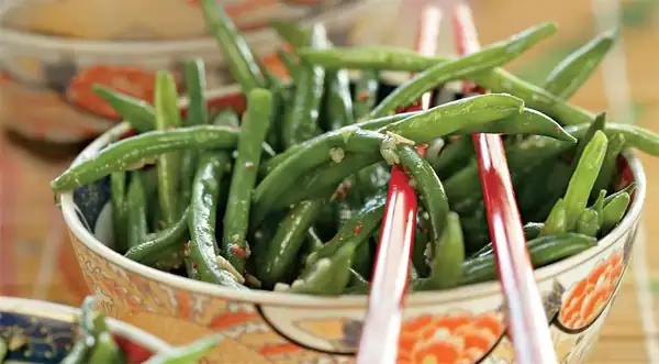 Green Bean and Mushroom Salad