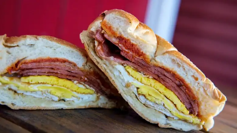 The History Of Why Pork Rolls Are Sometimes Called Taylor Ham Sandwiches