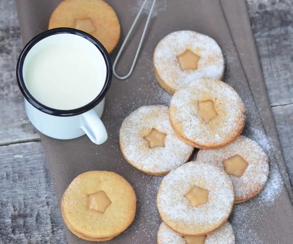 Cinnamon Ginger & Caramel Cookies