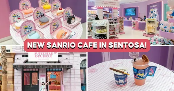 Primer vistazo al nuevo Sanrio Cafe en EE. UU.: pasteles de Kuromi, peluches y más