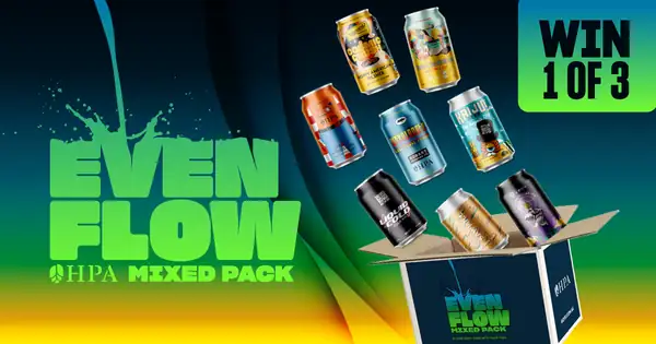 Win 1 of 3 Even Flow mixed packs of beers