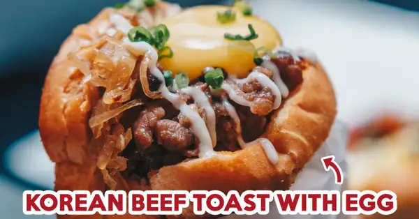 Reseña de Egg Stop: Puesto de tostadas coreanas con huevos revueltos en Singapur