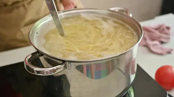 Several chefs agree on salting the water and finishing the pasta in the sauce.