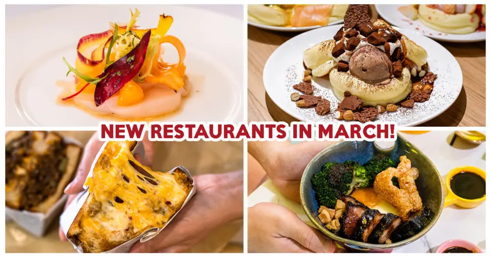 12 New Restaurants In March 2022—$9.80 Souffle Pancakes, Cheetos Grilled Cheese Sandwich And More