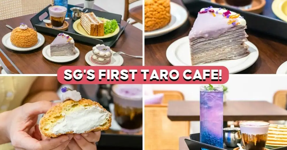 Cafe Lilac By Whisking Bakes: Taro Pork Floss Sando, Orh Nee Choux Puff And More