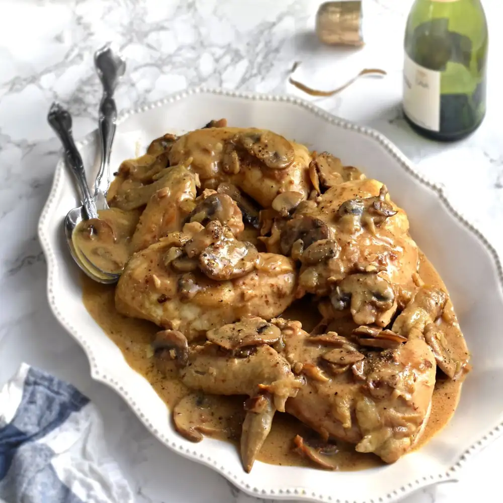 Chicken in Champagne Cream Sauce