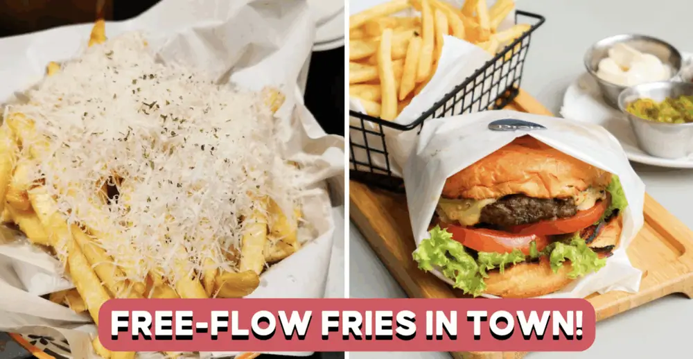 Get $12.90++ Burger Set With Unlimited Fries At This Somerset Restaurant