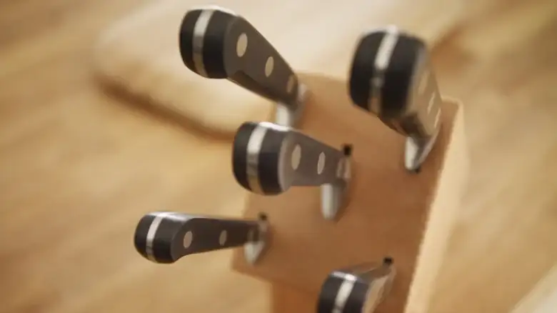 How This Common Habit Turns Your Knife Block Into A Safety Hazard