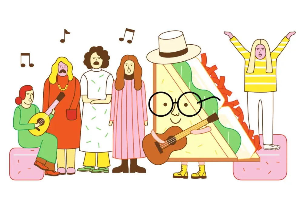 El sándwich hippie perdura