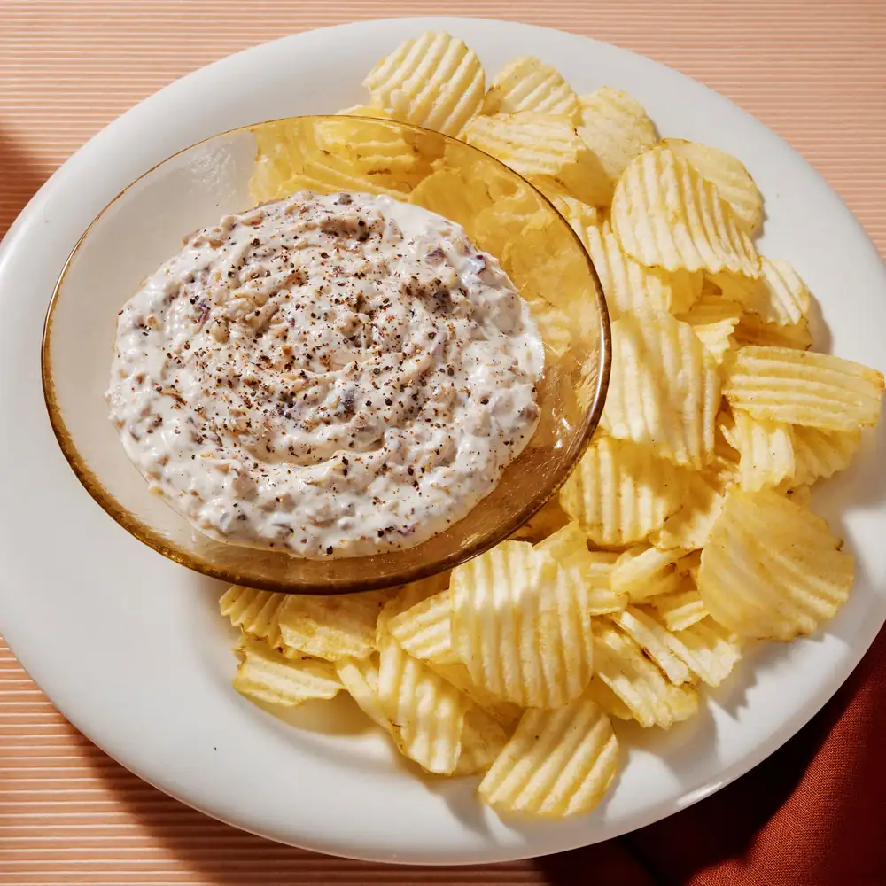 Cottage Cheese Caramelized Onion Dip