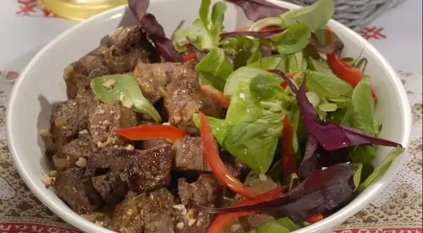 Beef liver in wine