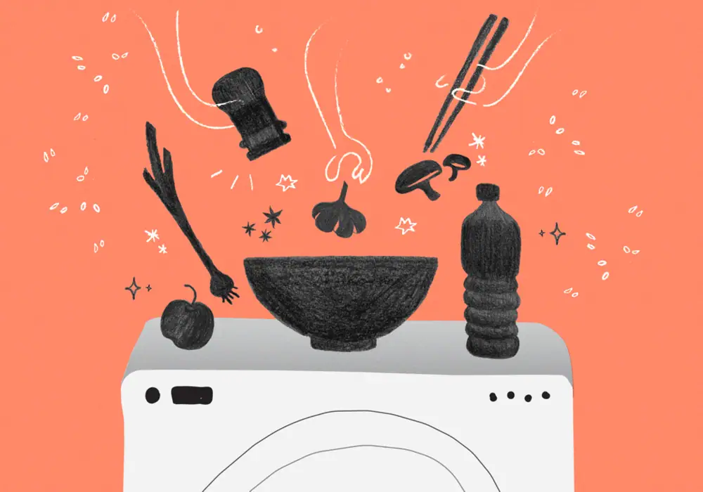 Aprender a cocinar en la lavandería