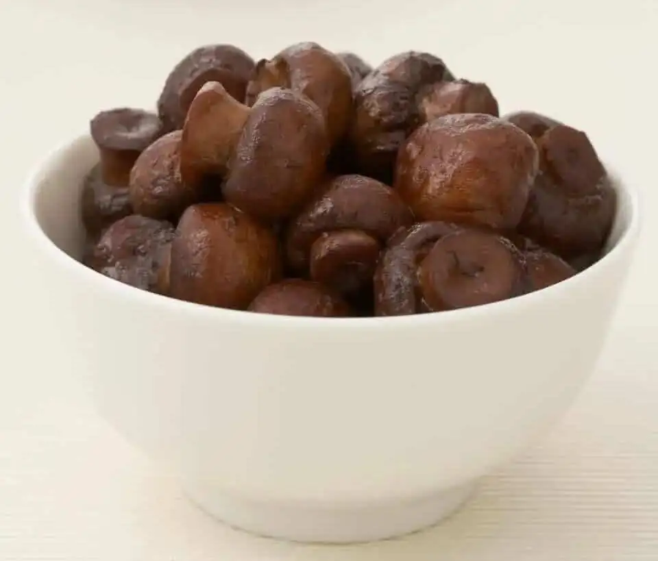 Red Wine & Balsamic Marinated Mushrooms