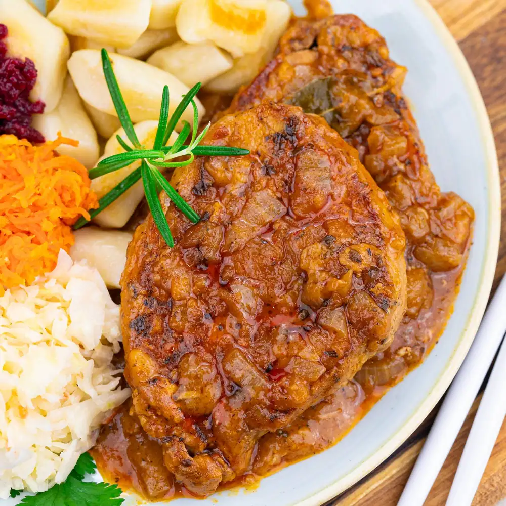 Lomo de cerdo en salsa