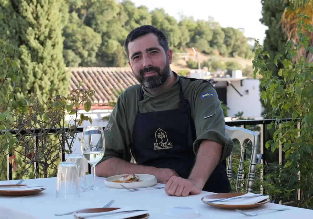 Miguel Rastrojo Borrego, chef of the El Trillo restaurant