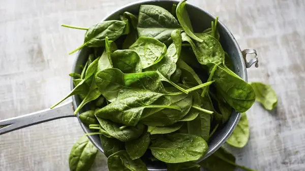 The easy way to add a crunchy touch to sauteed spinach