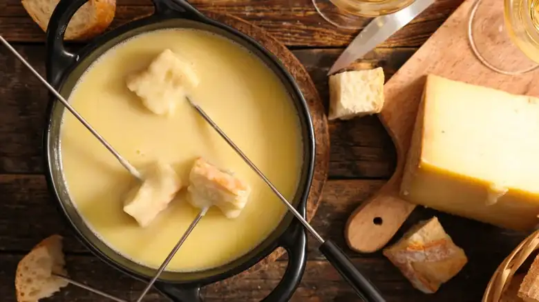 For Easy Cheese Fondue At Home, Break Out The Slow Cooker